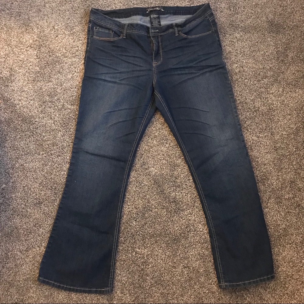 Source of wisdom boot cut jeans